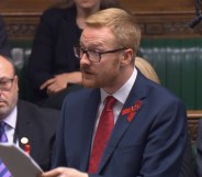 Gay Labour MP Lloyd Russell-Moyle speaks in Parliament
