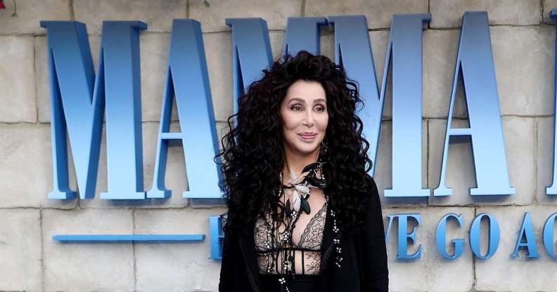 Cher attends the UK Premiere of Mamma Mia! Here We Go Again