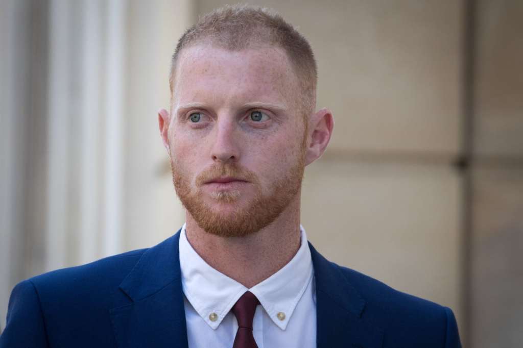 BRISTOL, ENGLAND - AUGUST 06: England Cricketer Ben Stokes walks into Bristol Crown Court on August 6, 2018 in Bristol, England. Ben Stokes, 27, Ryan Ali, 28 and Ryan Hale, 27, are jointly charged with affray outside a Bristol night club on September 25 last year. (Photo by Matt Cardy/Getty Images)