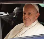 DUBLIN, IRELAND - AUGUST 25: Pope Francis leaves after meeting dignitaries at Dublin Castle on August 25, 2018 in Dublin, Ireland. Pope Francis is the 266th Catholic Pope and current sovereign of the Vatican. His visit, the first by a Pope since John Paul II's in 1979, is expected to attract hundreds of thousands of Catholics to a series of events in Dublin and Knock. During his visit he will have private meetings with victims of sexual abuse by Catholic clergy. (Photo by Jeff J Mitchell/Getty Images)