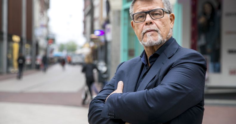 Photo of 69-year-old Dutchman Emile Ratelband in Arnhem