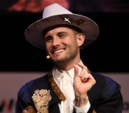 Non-binary actor Nico Tortorella onstage during panel at the 2018 Glamour Women Of The Year Summit: Women Rise at Spring Studios on November 11, 2018 in New York City