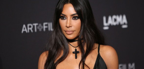 Photo of Kim Kardashian, who has been accused of homophobia