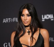 Photo of Kim Kardashian, who has been accused of homophobia