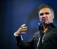 GLASTONBURY, ENGLAND - JUNE 24: Morrissey performs live on the pyramid stage during the Glastonbury Festival at Worthy Farm, Pilton on June 24, 2011 in Glastonbury, England. The festival, which started in 1970 has grown into Europe's largest music festival attracting more than 175,000 people over five days (Photo by Ian Gavan/Getty Images)