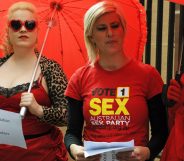 Sex worker demonstration in Australia