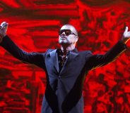 British singer George Michael performs on stage during a charity gala for the benefit of Sidaction, at the Opera Garnier in Paris, on September 9, 2012. Sidaction is a charity event which aims to collect money for the struggle against AIDS virus. AFP PHOTO MIGUEL MEDINA (Photo credit should read MIGUEL MEDINA/AFP/GettyImages)