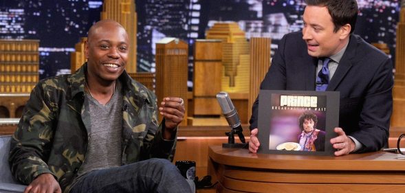 Dave Chappelle Visits "The Tonight Show Starring Jimmy Fallon" getty