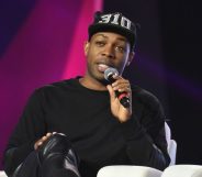 Singer Todrick Hall speaking at Essence Festival, 2016