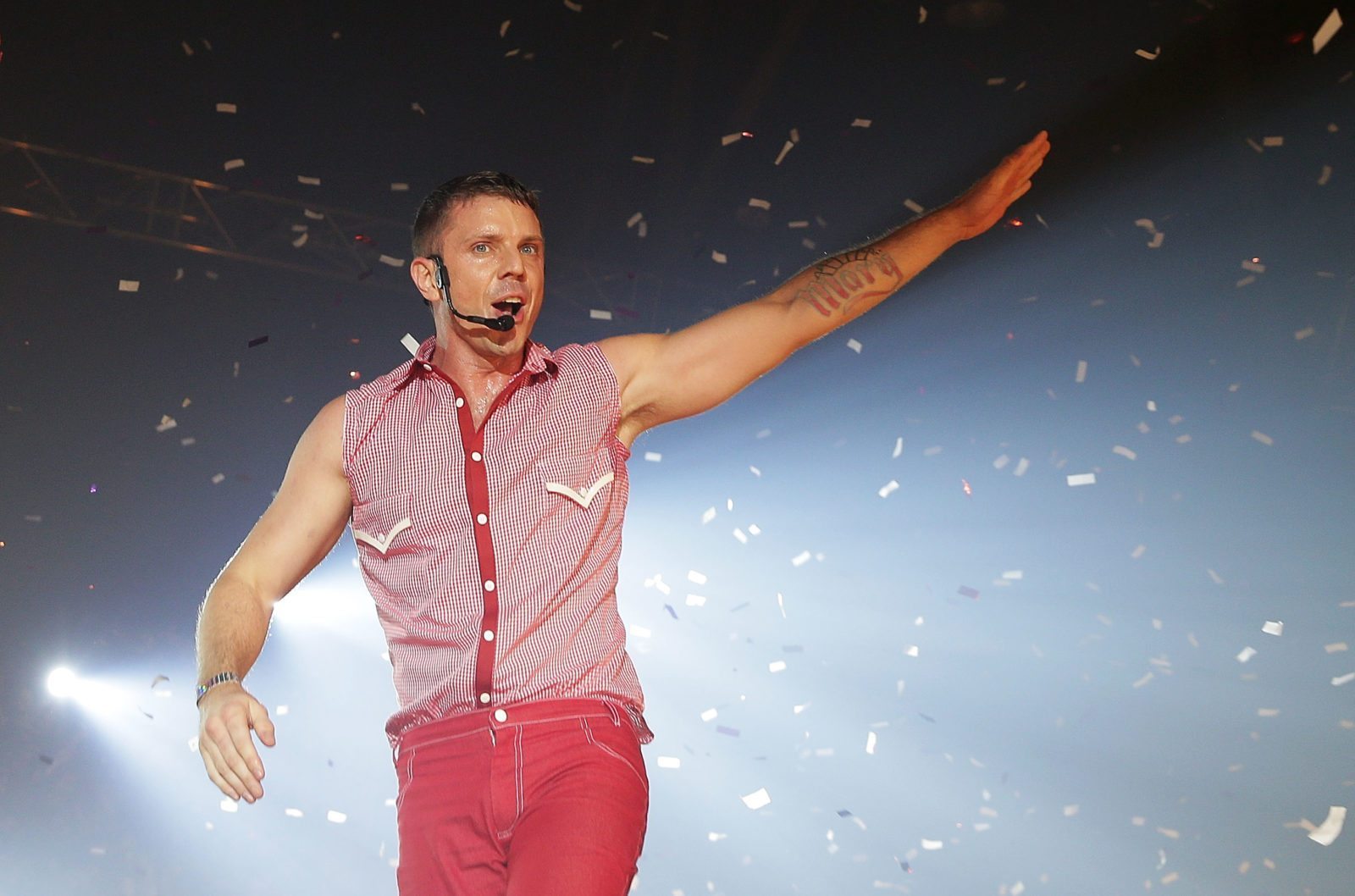 Jake Shears reveals all about stripping off at Elton John's stag do