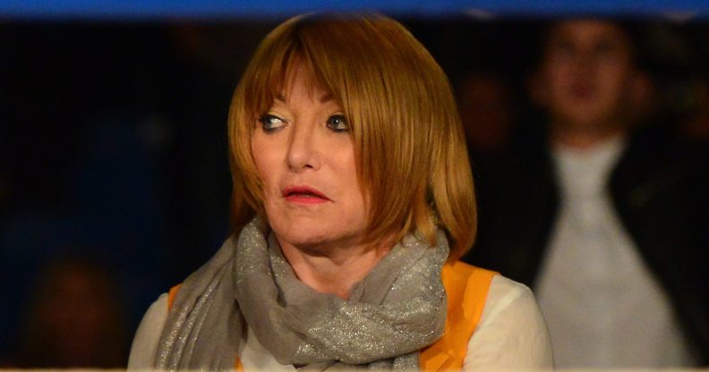 GLASGOW, SCOTLAND MAY 23 : Fight promoter Kellie Maloney watches on as Gary Cornish of Scotland takes on Zoltan Csala of Hungary during the IBO intercontinental championship match up at Glasgow?s Bellahouston Leisure Centre on May 23, 2015 in Glasgow, Scotland. (Photo by Mark Runnacles/Getty Images)