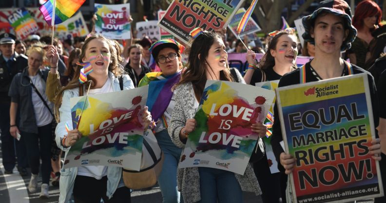 Australia same-sex marriage getty