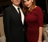 BEVERLY HILLS, CA - JANUARY 10: Actor Jeffrey Tambor (L) and Actress Trace Lysette attend Amazon's Golden Globe Awards Celebration at The Beverly Hilton Hotel on January 10, 2016 in Beverly Hills, California. (Photo by Rachel Murray/Getty Images for Amazon Studios)