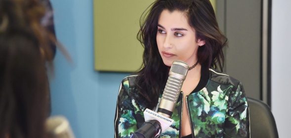 NEW YORK, NY - FEBRUARY 26: Singer Lauren Jauregui of Fifth Harmony visits "The Elvis Duran Z100 Morning Show" at Z100 Studio on February 26, 2016 in New York City. (Photo by Mike Coppola/Getty Images)