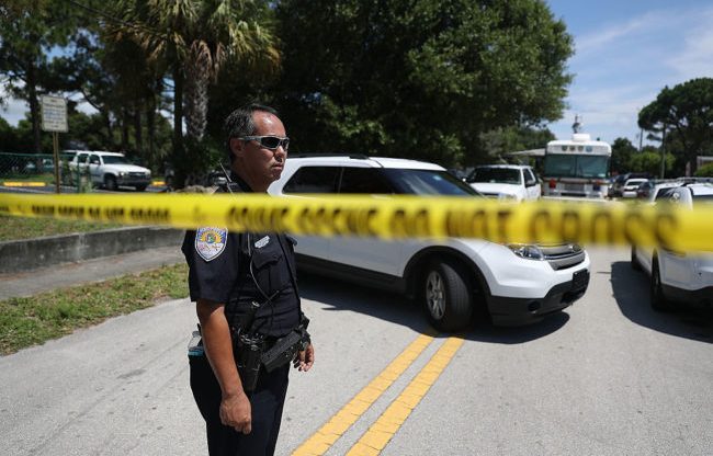 Police officer responding to Pulse Nightclub shooting
