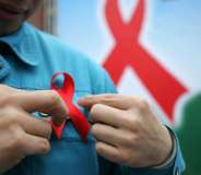 Red ribbon for World Aids Day 2018