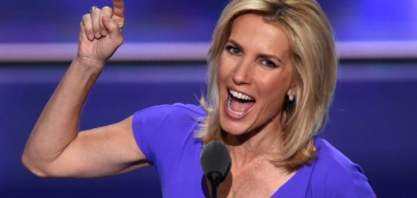Radio Host Laura Ingraham speaks on the third day of the Republican National Convention in Cleveland, Ohio, on July 20, 2016. / AFP / Timothy A. CLARY (Photo credit should read TIMOTHY A. CLARY/AFP/Getty Images)