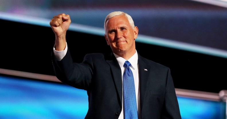 Mike Pence 'solidifying his base' at anti-LGBT event ahead of 2024 election