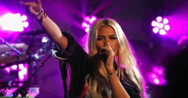 Singer-songwriter Hayley Kiyoko (Photo by Randy Shropshire/Getty Images for MTV)