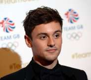 LONDON, ENGLAND - NOVEMBER 30: Host and diver Tom Daley attends the Team GB Ball at Battersea Evolution on November 30, 2016 in London, England. (Photo by Jeff Spicer/Getty Images)