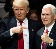 Donald Trump And Vice President Mike Pence