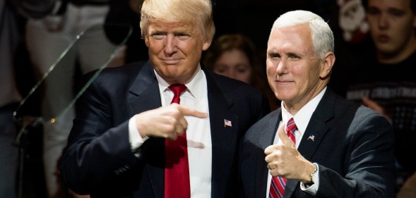 Donald Trump And Vice President Mike Pence