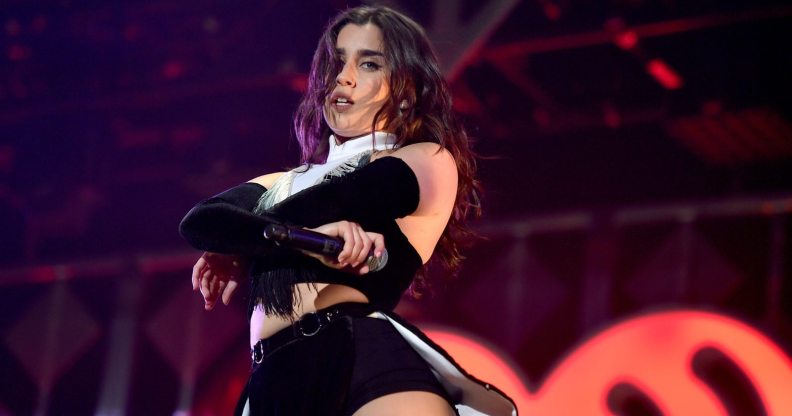 LOS ANGELES, CA - DECEMBER 02: Singer Lauren Jauregui of Fifth Harmony performs onstage during 102.7 KIIS FM's Jingle Ball 2016 presented by Capital One at Staples Center on December 2, 2016 in Los Angeles, California. (Photo by Mike Windle/Getty Images for iHeartMedia)