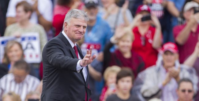 Franklin Graham is known for his extreme views on LGBT+ issues