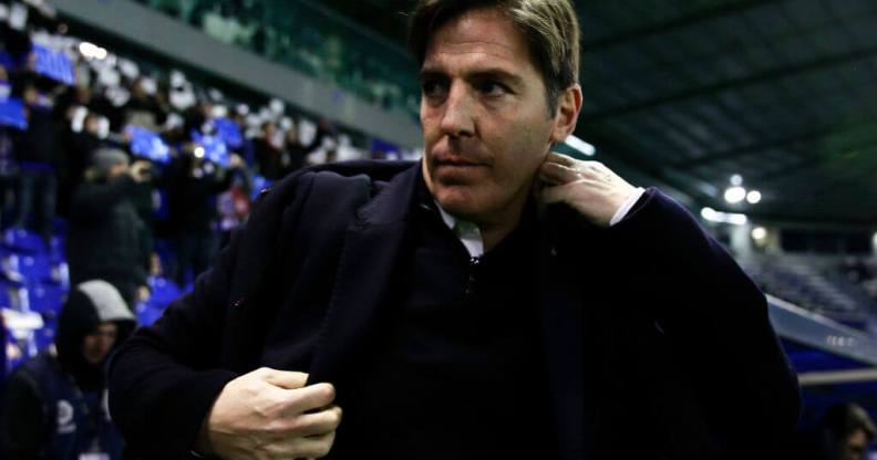 Celta de Vigo manager Eduardo Berizzo, who will take on Manchester United in the UEFA Europa League semi-finals