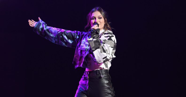 NEW YORK, NY - APRIL 06: Singer Daya performs on stage during WE Day New York Welcome to celebrate young people changing the world at Radio City Music Hall on April 6, 2017 in New York City. (Photo by Dimitrios Kambouris/Getty Images for WE)