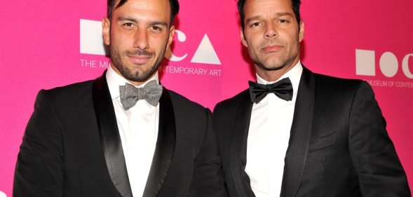 Ricky Martin and Jwan Yosef (Photo by John Sciulli/Getty Images for MOCA)