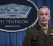 Chairman of the Joint Chiefs of Staff Marine General Joseph Dunford getty