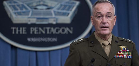 Chairman of the Joint Chiefs of Staff Marine General Joseph Dunford getty