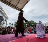 Flogging in Indonesia