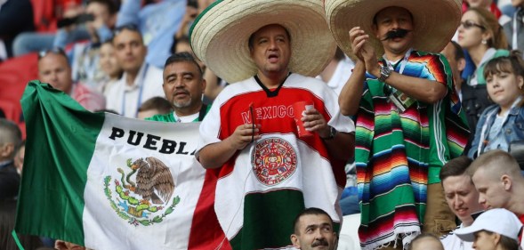 Mexico fans at Confederations Cup