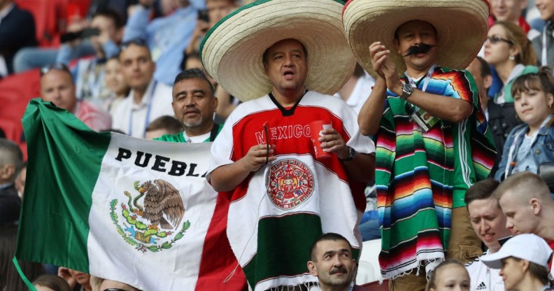 Mexico fans at Confederations Cup