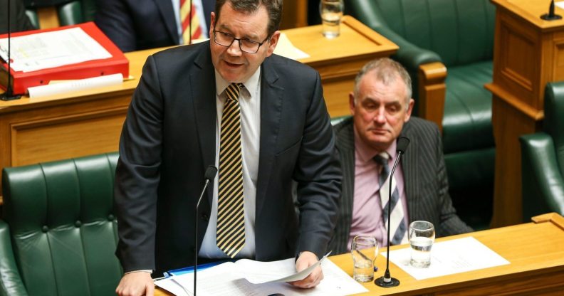 WELLINGTON, NEW ZEALAND - JULY 06: Labour MP Grant Robertson responds after a formal apology by the government at Parliament on July 6, 2017 in Wellington, New Zealand. The formal apology was to men who have been convicted of homosexual crimes under a law that was repealed in 1986. New Zealand decriminalised consensual sex between men in 1986 but convictions for offences remained on record and could still appear on a criminal history check.It is believed there are still about 1000 men alive who have been convicted.New Zealand became the first country to legalise gay marriage in the Asia-Pacific region in 2013. (Photo by Hagen Hopkins/Getty Images)