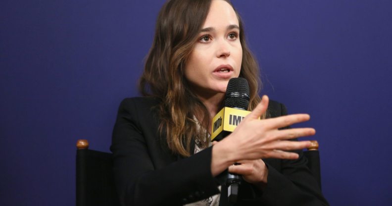 TORONTO, ON - SEPTEMBER 09: Actress Ellen Page of 'The Cured' attends The IMDb Studio Hosted By The Visa Infinite Lounge at The 2017 Toronto International Film Festival at Bisha Hotel & Residences on September 8, 2017 in Toronto, Canada. (Photo by Rich Polk/Getty Images for IMDb)