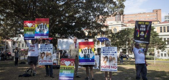 'Straight Lives Matter' protest