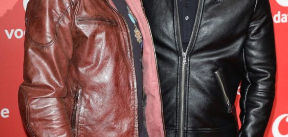 Tom Daley and Dustin Lance Black (Photo by Tim P. Whitby/Tim P. Whitby/Getty Images)