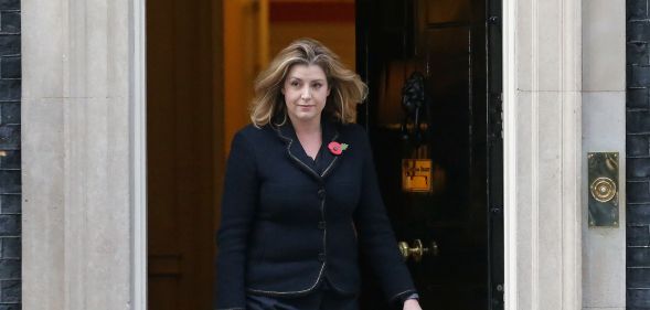 Britain's International Development Secretary and Minister for Women and Equalities Penny Mordaunt, who announced new funds to tackling LGBT bullying in schools.