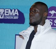 LONDON, ENGLAND - NOVEMBER 12: Rapper Stormzy attends the MTV EMAs 2017 held at The SSE Arena, Wembley on November 12, 2017 in London, England. (Photo by Andreas Rentz/Getty Images for MTV)
