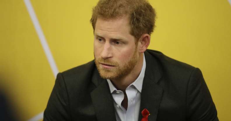Prince Harry attends a Terrence HIggins Trust Testing pop-up.