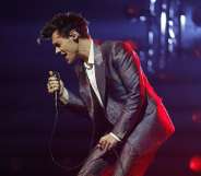 SYDNEY, AUSTRALIA - NOVEMBER 28: Harry Styles performs during the 31st Annual ARIA Awards 2017 at The Star on November 28, 2017 in Sydney, Australia. (Photo by Zak Kaczmarek/Getty Images for ARIA)