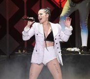 ATLANTA, GA - DECEMBER 15: Halsey performs onstage during Power 96.1s Jingle Ball 2017 Presented by Capital One at Philips Arena on December 15, 2017 in Atlanta, Georgia. (Photo by Marcus Ingram/Getty Images for iHeartMedia )