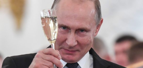 Russian President Vladimir Putin (Photo by KIRILL KUDRYAVTSEV/AFP/Getty Images)