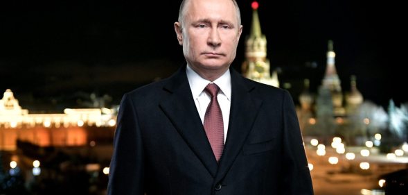 Russian President Vladimir Putin (Photo by ALEXEY NIKOLSKY/AFP/Getty Images)