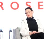 PASADENA, CA - JANUARY 09: Artist/Activist/Executive producer Rose McGowan of 'Citizen Rose' on E! speaks onstage during the NBCUniversal portion of the 2018 Winter Television Critics Association Press Tour at The Langham Huntington, Pasadena on January 9, 2018 in Pasadena, California. (Photo by Frederick M. Brown/Getty Images)