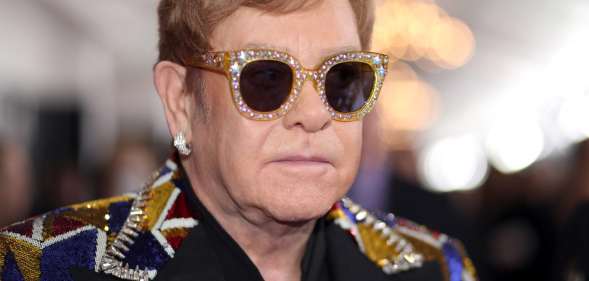 NEW YORK, NY - JANUARY 28: Recording artist Sir Elton John attends the 60th Annual GRAMMY Awards at Madison Square Garden on January 28, 2018 in New York City. (Photo by Christopher Polk/Getty Images for NARAS)