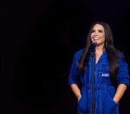DALLAS, TX - FEBRUARY 09: Demi Lovato performs live exclusively for American Airlines AAdvantage¨ Mastercard¨ cardmembers at House of Blues Dallas on Friday, February 9th in Dallas, TX. (Photo by Christopher Polk/Getty Images for Mastercard)